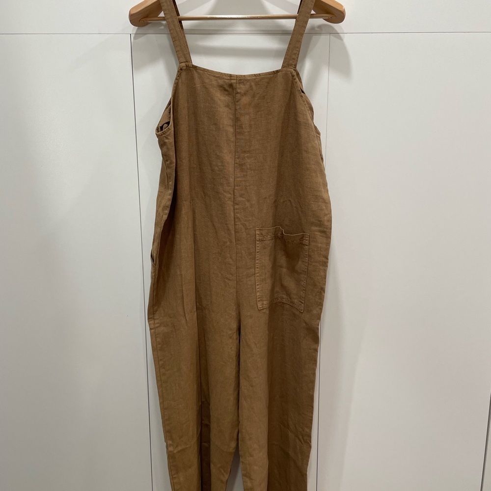 NWT Universal Thread+Utility cropped jumpsuit+Overall+Rust+Sz S & XS - Picture 3 of 7